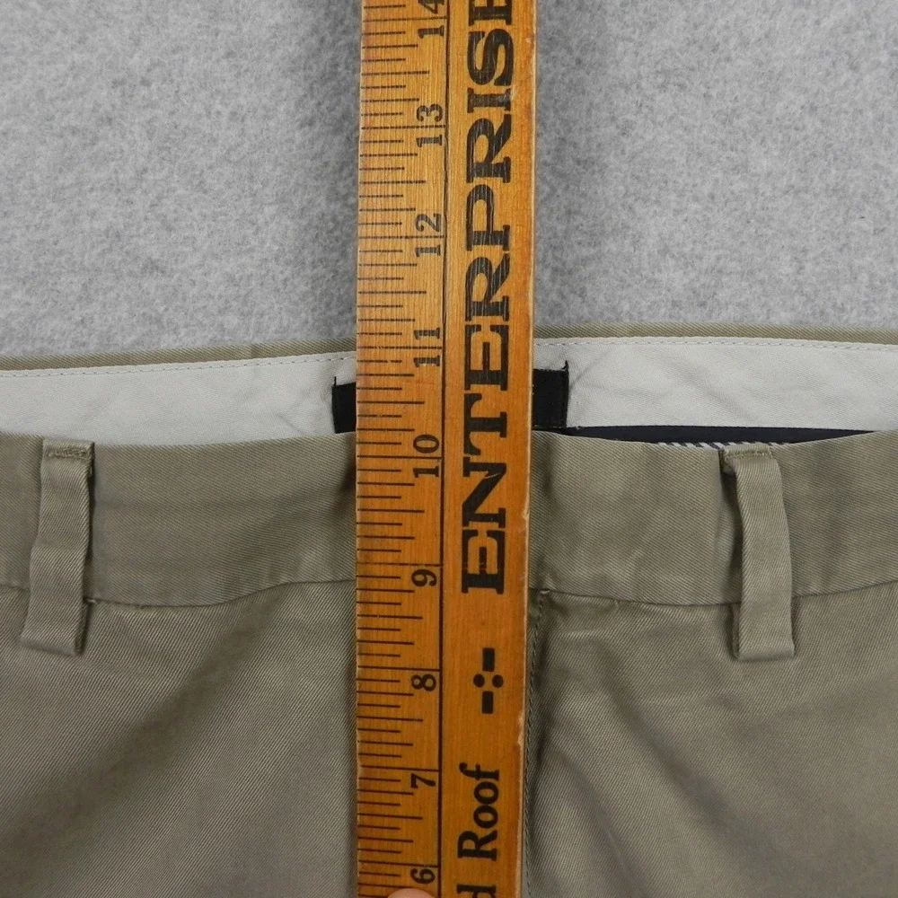 Banana Republic Fulton Chino Mens 32x34 Slim Fit Khaki Tan Cotton Pants Trousers